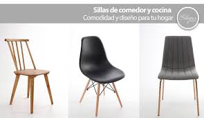 Es un pack de 4 sillas ideales para cualquier zona de la casa o la oficina. Sillas De Comedor Y Cocina Diseno Y Comodidad Para El Hogar
