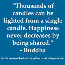 Pin By Sarah Purdy On Fundraising Charity Quotes Charity Quotes Candle Quotes Fundraising Quotes