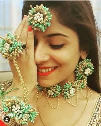 Florate Jewellary Bestlooks Wedding Flower Jewelry Flower Jewellery For Mehndi Flower Jewellery For Haldi