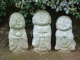 Cute Little Buddha Statues On The Curb Buddha Buddha Statue Baby Buddha