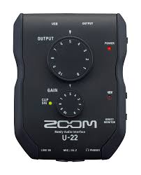 Zoom U 22 Handy Audio Interface Zoom