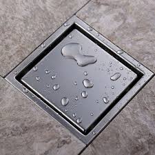 Modern Bathroom Shower Floor Drain Washer Waste Drain Modern Square Grate Free Shipping Wholesale And Retail In Drains Shower Drain Floor Drains Shower Drains