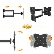 Lineal schablone bild auf alibaba.com kaufen. Ricoo Monitorhalterung Wand Wandhalterung Monitor Schwenkbar Neigbar R02 Universal Tft Lcd Halterung Pc Computer Bildschirm Fernseher Wandhalter 56cm 22 94cm 37 Zoll Vesa 75x75 200x200 Schwarz Ricoo