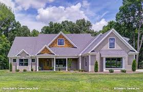 Ranch style house plans have seen renewed interest for their informal and casual, single story open floor plans and the ability to age in place. One Story Craftsman House Plans Ranch Home Plans