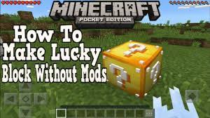 We did not find results for: Minecrart Pe How To Make Lucky Block Without Mods Youtube