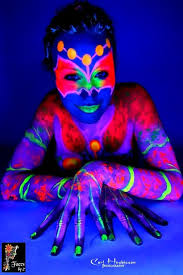Black Light Body Painting Faces By 2 Photography Carl Hoskisson Farben