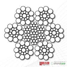 IWRC - Bright Carbon Wire Rope 6x19 - Commercial