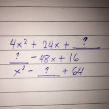 Expressions of this form are called perfect square trinomials. Can You Explain How To Solve This Missing Term To Be A Perfect Square Trinomial Brainly Ph