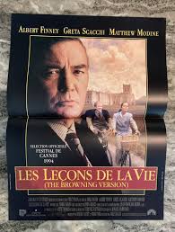 The Browning Version French movie poster Albert Finney Matthew Modine  16x24”