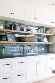 Pick a soft blue hue that complements the color of your cabinets and hardware to achieve a cohesive look. 57 Stylish One Wall Kitchens With Pros And Cons Digsdigs