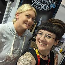 From the vault (whoops!) We re-opened first holes, added seconds and a  cheeky helix for this babe at the tattoo Dec expo ✨ Guys, I've got limited  availability next week 😬 DM