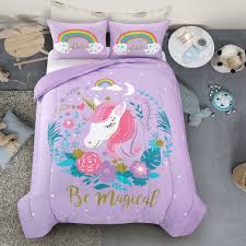 Amazon's choice for unicorn twin bedding set. Unicorn Comforter Set