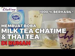 Cara Membuat Boba Milk Tea Thai Tea Chatime Ala Anak Kost Pasti Berhasil Youtube Boba Alanya Berhasil