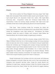 Justeru, patih gajah mada bercadang meminta pertolongan kertala sari untuk membunuh sultan melaka dan. Prosa Tradisional Doc Tingkatan 4