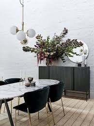 Flowers Vasette Created This Display Of Burgundy Smokebush And Amaranthus It Works So Beautifully In T Dining Room Table Decor Marble Dining Round Dining Room