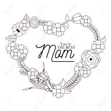 For her special day, an personalized photo card from you will show her just how much she means to you and your family. Happy Mothers Day Card With Beautiful Flowers On Black And White Royalty Free Cliparts Vectors And Stock Illustration Image 96900581