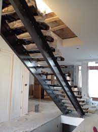 Steel stair stringers are ideal for use outdoors or industrial air, as well resist high traffic, weight and the harshness of the elements.the steps of a steel staircase consist of two parts: Metal Stairs Google Search Steel Stairs Staircase Design Interior Stairs