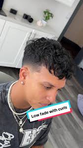 Low fade with curly hair 💈 try this hair transformation next time you need  a haircut #dallasbarber #wavyhair #hairtransformation #taperfade #fringe  #barberconsultation