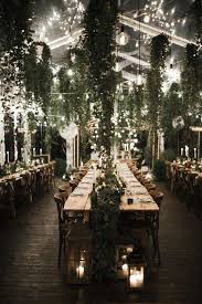 18 Stunning Ways To Decorate Your Wedding Reception With Lights And Greenery With Images Greenery Wedding Outdoor Wedding Rustic Wedding Decor