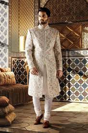 Buy Sherwani For Boys Men Groom Online With Best Sherwani Designs Groom Dress Men Wedding Dresses Men Indian Indian Groom Wear