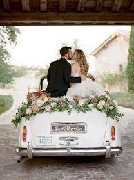 45 Awesome Wedding Car Decorations Ideas Wedding Car Decorations Wedding Car Wedding Getaway Car