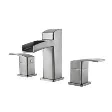 Price pfister kitchen & laundry faucet repair parts. Pfister Lg49 Df0k Kenzo Widespread Lavatory Faucet Brushed Nickel Faucetdepot Com