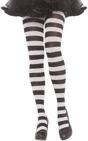 Black And White Striped Tights Black And White Wide Striped Tights Black And White Socks Striped Tights Wide Stripes