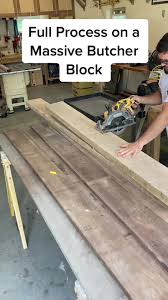 Creating a Large Butcher Block: Step-by-Step Guide