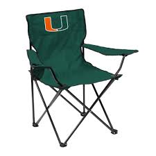 Logo Brand Miami Hurricanes Portable Folding Chair In 2020 Chairs Logo Folding Chair Folding Camping Chairs