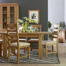 6 seater dining table and chairs Norfolk Oak 1 3m Extending Dining Table With 6 Chairs