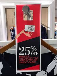 Unused credit cards without an annual fee are best kept open, though. Lord Taylor 25 Off Door Hanger Fixtures Close Up Door Hangers Bottle Opener Wall Hanger