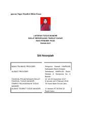 Tempat pelaksaan tugas mandiri :paud nurul huda. Tugas Diklat Docx Docx Laporan Tugas Mandiri Diklat Berjenjang Tingkat Dasar Bagi Pendidik Paud Tahun 2020 Namira Zulfia Z Nama Training Provider Course Hero