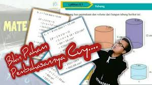 Terdapat suatu tabung dengan jari jari r cm dan tinggi tabung t cm, dimana r < t. Jawaban Latihan 5 1 Matematika Kelas 9 No 1 Hal 280 281 Youtube