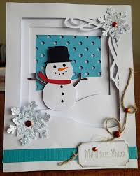 Mc en maternelle > outils pour la classe > chansons/comptines > bonhomme de neige. Carte De Voeux En 2d Et Son Bonhomme De Neige Cartes Par Nini Scrap Carte Noel Carte De Voeux Christmas Card