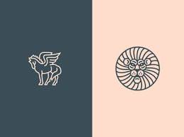 Pegasus Lion Pegasus Logo Pet Branding Logotype Design