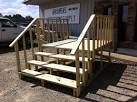 How To Build Mobile Home Steps -
