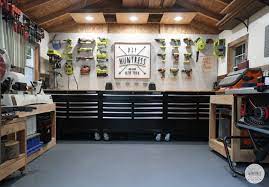 Small Workshop Organization Tips Shop Tour Diy Huntress Garage Workshop Organization Garage Design Interior Garage Workshop Layout