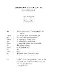 7,565 number of organizations • $42.7b total funding amount • 5,388 number of investors. Sekolah Kebangsaan Padang Perahu 06000 Jitra Kedah Choral Speaking Script The Beauty Of Music First Row Row 1 Second Row Row 2 Thir Choral Speaking Music