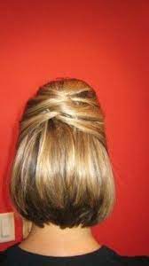 Wedding Hairstyles For Short Hair Half Up Half Down Google Search Hair Styles Short Hair Styles Short Hair Updo