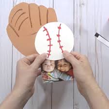 Your frame should include a great deal of space for the picture, but also spaces for the use a pair of scissors to cut your card out. Baseball Glove Photo Pop Up Father S Day Card Video