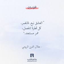 العشق نبع فانغمر كل قطرة تنفصل عمر مستجد جلال الدين الرومي اقتباسات حكم رباعيات quotations cool words quotes