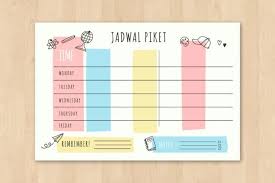 Membuat tauge itu sendiri tidak sesulit yang kita bayangkan saat ini dan memerlukan peralatan yang banyak dan ribet. Download 7 Contoh Jadwal Piket Unik Dari Karton Cara Membuatnya