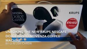 The krups kp170140 infinissima, which uses nescafé dolce gusto coffee pods, is a white capsule coffee machine that is small in size but big on style. Unboxing The New Krups Nescafe Dolce Gusto Movenza Coffee Machine By O N Lisk Carew