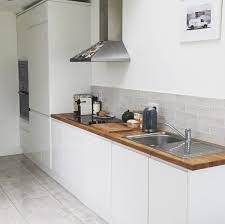 In this layout, you use three walls of the room to fit cabinets, appliances, and worktops. One Wall Kitchen Dream House Ideas One Wall Kitchen Kitchen Layout Kitchen Design