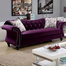 Tabitha Chesterfield Sofa Purple Living Room Purple Furniture Apartment Living Room Design