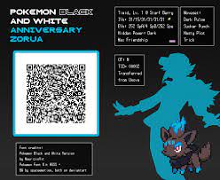 Click initialize gts in shiny2. A Little Late But Have A Special Shiny Zorua In Honor Of Black And White S Na Release Date Gts Tested Battlespot Approved Pokemonqrcodes