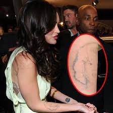 Megan fox has adorned herself with some amazing tattoos but the best one till date is the marilyn monroe tattoo that has been inscribed on her right forearm. Megan Fox S Marilyn Monroe Tattoo Is Disappearing Popsugar Beauty