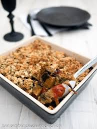 Recette Ratatouille Confite Au Four Et Son Crumble Au Chevre Frais Recette Ratatouille Ratatouille Recettes De Cuisine