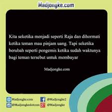 Check spelling or type a new query. 10 Kumpulan Gambar Kata Sindiran Teman Tidak Bayar Hutang Madjongke