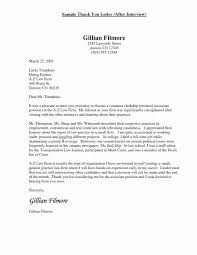 27 Nursing Resume Cover Letter Letter After Interview Thank You Letter Sample Thank You Letter